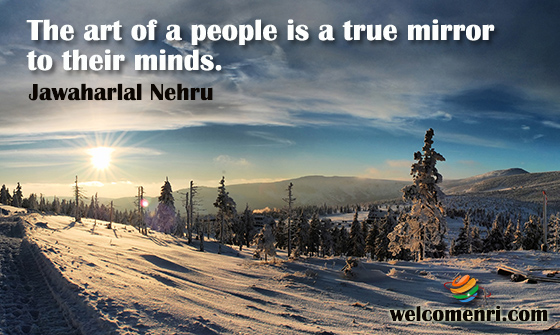 The art of a people is a true mirror to their minds.