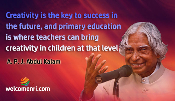 Creativity is the key to success in the future, and primary education is where teachers can bring creativity in children at that level.