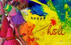 happy holi cards