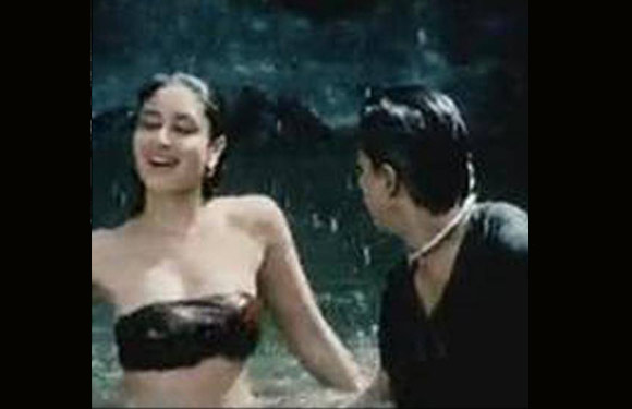 Bollywood Divas Kareena Kapoor Under Waterfall