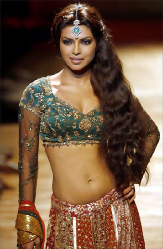 Priyanka Chopra Hot Navel Show