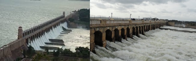 Krishna Raja Sagara and Tungabhadra Dam