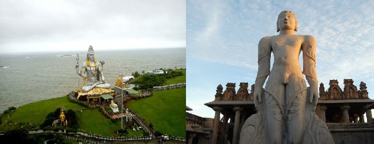 Murudeshwara and Gommateshvara Statue