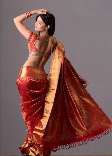 ACTRESS SHRUTHI HASSAN IN SAREE