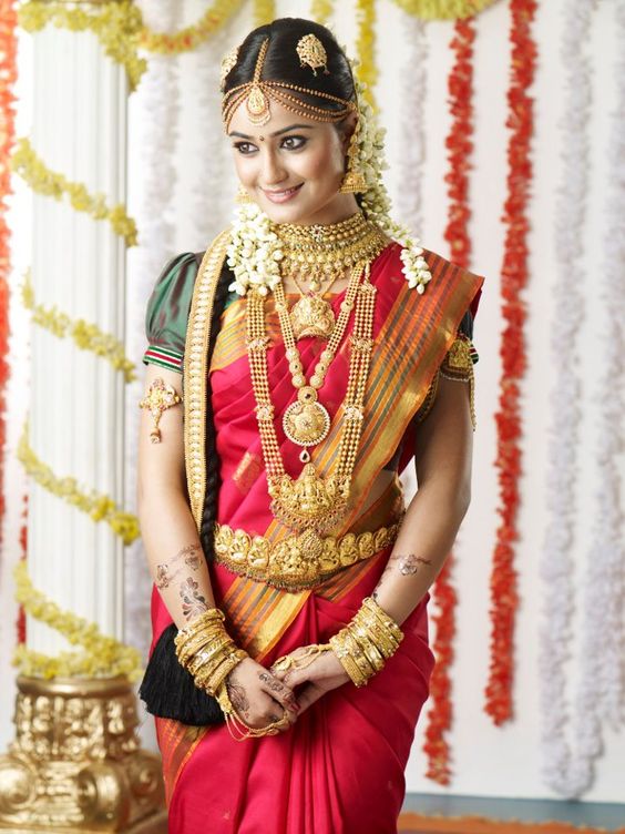 Most Beautiful South Indian Bridal Look & Style Photography Poses |  Welcomenri