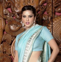 Sunny Leone Saree Photos