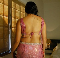 Namitha Hot In Backless Saree Blouse Photos South Masala Actress