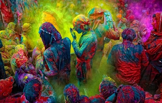 Holi at Vrindavan