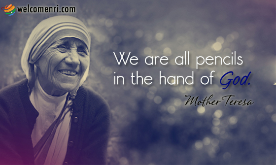 We are all pencils in the hand of God.