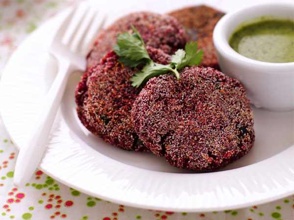 Beetroot tikki:how to mack it