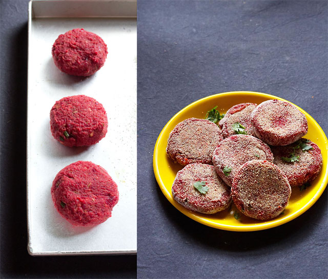 Beetroot tikki:how to mack it