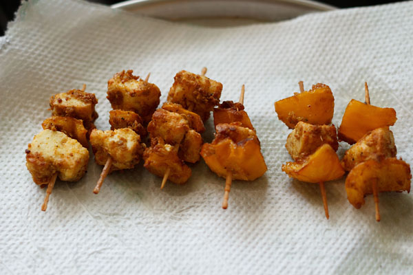 Quick-paneer-tikka:how to mack it