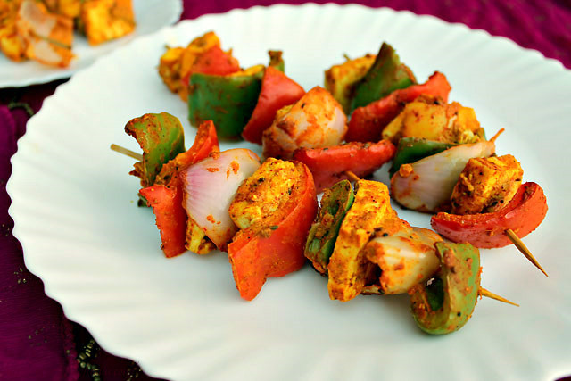 Quick-paneer-tikka:how to mack it