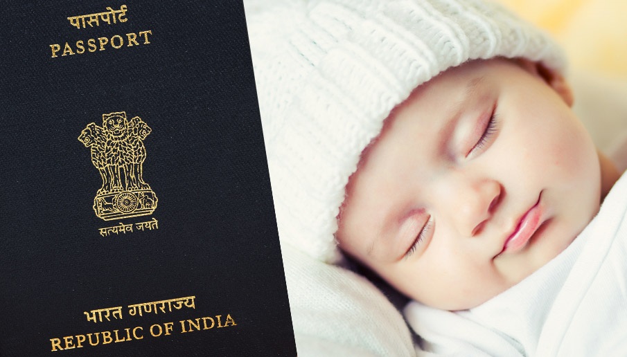 How to Apply for new born baby passport in India ? 