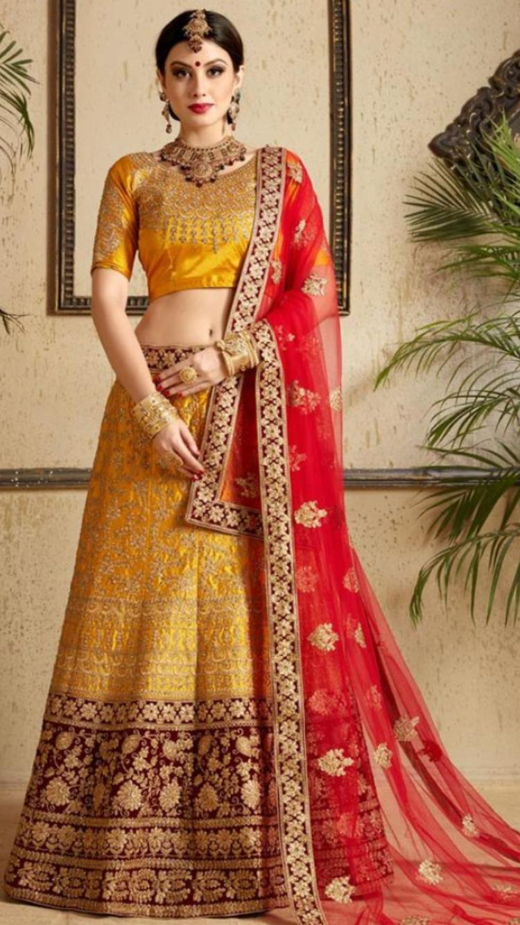 Beautiful Bridal Lehenga | Best Bridal Lehengas images