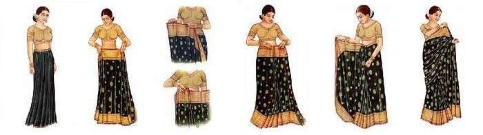 How To Drape A Saree To Look Slim?
