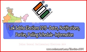 Lok Sabha Election 2019 Dates