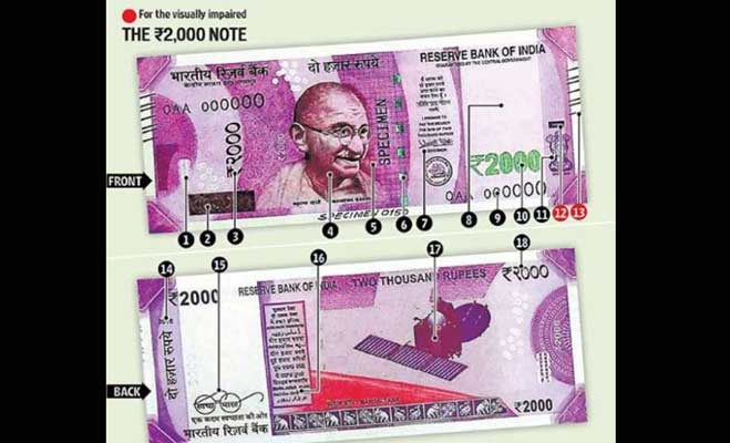 Govt confirms real 2000 rs notes will lose colour when wet